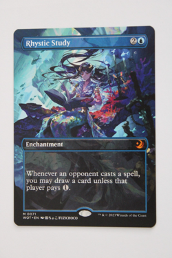Rhystic Study (Anime Borderless) Wilds of Eldraine: Enchanting Tales Regular - Image 1