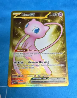 Pokemon Mew EX TCG Card 205/165 Scarlet & Violet 151 Series NM - Image 1