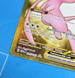 Pokemon Mew EX TCG Card 205/165 Scarlet & Violet 151 Series NM - Image 5