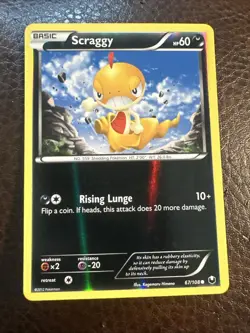 Scraggy - 67/108 - Error Mirror Reverse Holo - Promo Cards - Pokemon - Image 1