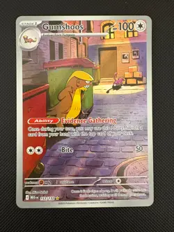 Pokemon TCG - Gumshoos 153/132 Illustration Rare - Mega Evolution - NM - Image 1
