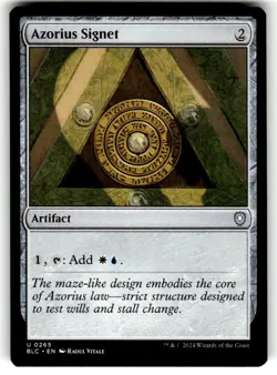 Azorius Signet Commander: Bloomburrow Regular MTG - Image 1