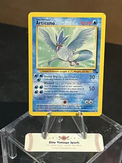 1999 Pokemon Articuno 17/62 Fossil Rare - Image 1