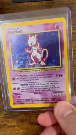 Mewtwo Holo Base Set 10/102 LP - Pokemon TCG - Image 2