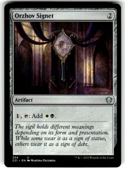Magic: The Gathering Artifact MTG NM Orzhov Signet Regular - Image 1