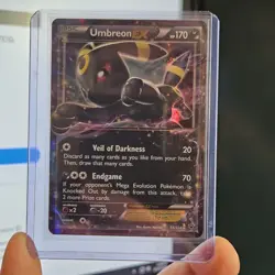 NM Pokemon TCG Umbreon EX 55/124 XY Fates Collide Ultra Rare - Image 1