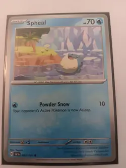Spheal 043/191 Common Surging Sparks Pokemon Near Mint - Image 1