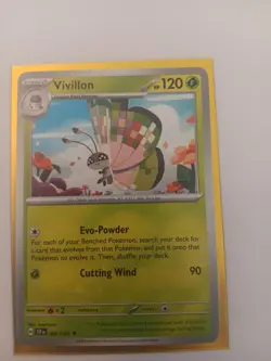 Vivillon 007/191 Uncommon Surging Sparks Pokemon Near Mint - Image 1