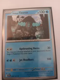 Paldean Tauros 039/191 Uncommon Surging Sparks Pokemon Near Mint - Image 1