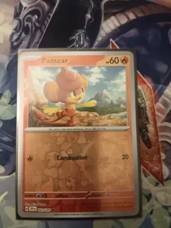 Pansear 022/191 Common Surging Sparks Pokemon Reverse Holo Near Mint - Image 1