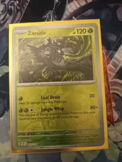 Zarude 011/191 Rare Surging Sparks Pokemon Reverse Holo Near Mint - Image 1