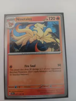 Ninetales 017/191 Uncommon Surging Sparks Pokemon Near Mint - Image 1
