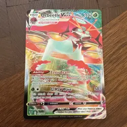 Orbeetle VMAX 021/185 Holo VMAX Rare Vivid Voltage Pokemon 2020 NM - Image 1