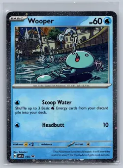 Wooper 155 Holo Promo Scarlet & Violet Promo Pokemon Near Mint - Image 1