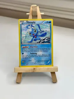 Pokemon TCG BW Plasma Storm Manaphy Holo Rare Card 34/135 VLP - Image 1