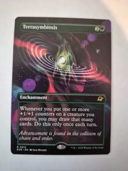 1x Terrasymbiosis - Borderless - Edge of Eternities - MTG 312 NM x1 - Image 1