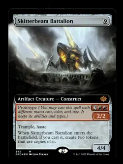 Skitterbeam Battalion (Extended Art) 343 Foil M The Brothers' War - Image 1