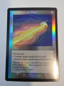 MTG - Null Elemental Blast FOIL Retro Frame - Modern Horizons 3 - Image 1