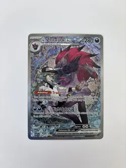 PSA Contender!U Pokemon N's Zoroark ex 286/217 Ascended Heroes SIR Holo - Image 1