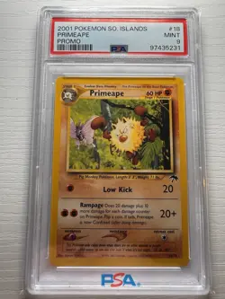 2001 POKEMON SOUTHERN ISLANDS PROMO PRIMEAPE 18 PSA 9 - Image 1