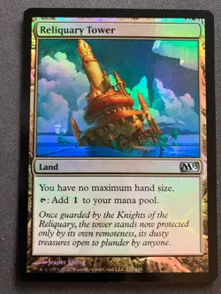 MTG [FOIL] Reliquary Tower {Core Set 2013} - NM - Image 1