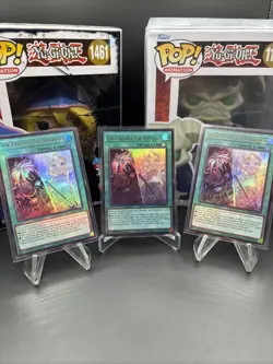 3 x YuGiOh The Fallen & The Virtuous CH01-EN019 Ultra Rare Mint 1st Ed Playset - Image 1