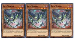 Yugioh- 3X Jack Wyvern - Common - Unlimited - COTD-EN013 - Near Mint - Image 1