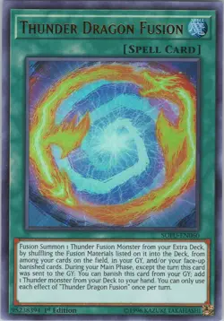 Thunder Dragon Fusion MP (#1) SOFU 1st Soul Fusion Yugioh - Image 1