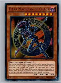 Dark Magician of Chaos YGLD-ENC02 Ultra Rare Unlimited NM - Image 1