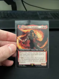 Clive, Ifrit's Dominant (Borderless) (0458) Final Fantasy MTG - NM - Image 1