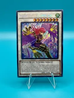 Yu-Gi-Oh! Cyber Slash Harpie Lady BLC1-EN010 Secret Rare Limited Edition HP/DMG - Image 1