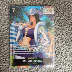 One Piece Card Game Ms. All Sunday OP14-084 Alternate Art Super Rare - Image 1