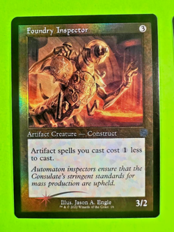 MTG The Brothers' War ( Foundry Inspector) FOIL Retro Frame 16 - Image 1
