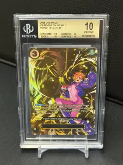 One Piece Lilith OP07-111 (SP) - Carrying His Will Beckett BGS 10 Pristine OP13 - Image 1