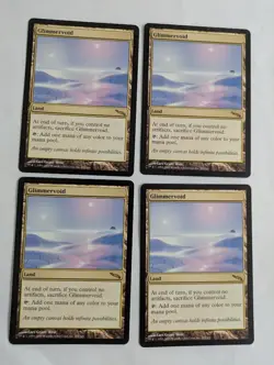 4 Glimmervoid Mirrodin MTG NM Free shipping with tracking - Image 1