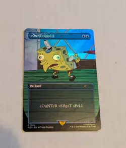 MTG Rainbow Foil cOuNTeRspELl (7010) NM- Unplayed SpongeBob Secret Lair Drop - Image 1