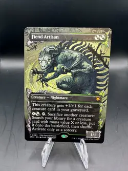 MAGIC THE GATHERING MTG SPECIAL GUEST BORDERLESS FIEND ARTISAN - Image 1