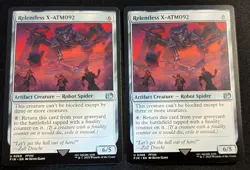 MTG- x2 Relentless X-ATM092 - Final Fantasy - Pack Fresh!! - Image 1