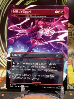 MTG | Miku's Spark - Chandra's Ignition [Secret Lair Hatsune Miku] NF ENG - Image 1