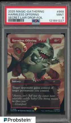 2025 Magic The Gathering Secret Lair Drop #868 Harmless Offering PSA 9 MINT - Image 1