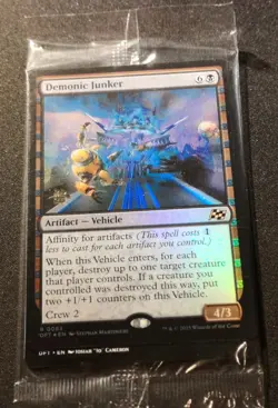 Demonic Junker - Foil - Prerelease Promo - DFT - NM - EN - 0083 - Image 1