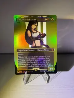 MTG Tifa, Martial Artist (Borderless) Foil NM Commander: FINAL FANTASY Magic 206 - Image 1