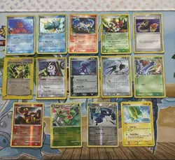 Vintage Pokemon Card Lot Reverse Holo Fire Shiny Ponyta - Image 1