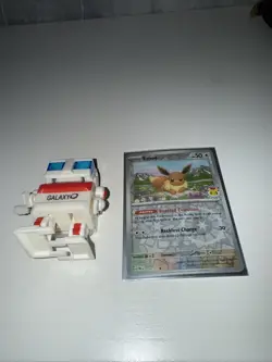 2025 Pokemon Prismatic Evolutions Eevee Pokemon Day Promo Stamped Holo 074/131 - Image 1
