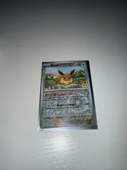 2025 Pokemon Prismatic Evolutions Eevee Pokemon Day Promo Stamped Holo 074/131 - Image 2