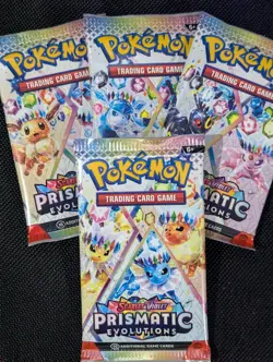Pokemon: Prismatic Evolutions - Factory Sealed Booster Pack [Single] (English) - Image 1