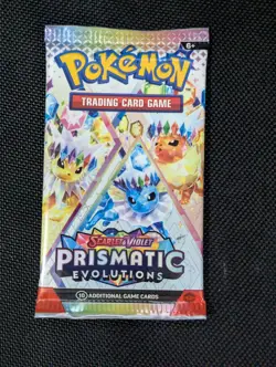 Pokemon: Prismatic Evolutions - Factory Sealed Booster Pack [Single] (English) - Image 2