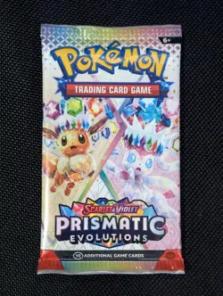 Pokemon: Prismatic Evolutions - Factory Sealed Booster Pack [Single] (English) - Image 3