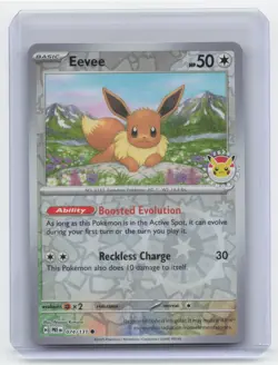 Eevee 074/131 Pokemon Day 2025 Cosmo Holo - Prismatic Evolutions - Image 1