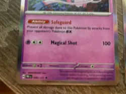Pokemon TCG Prismatic Evolution Sylveon and Dundunsparce print error ink bleed - Image 2